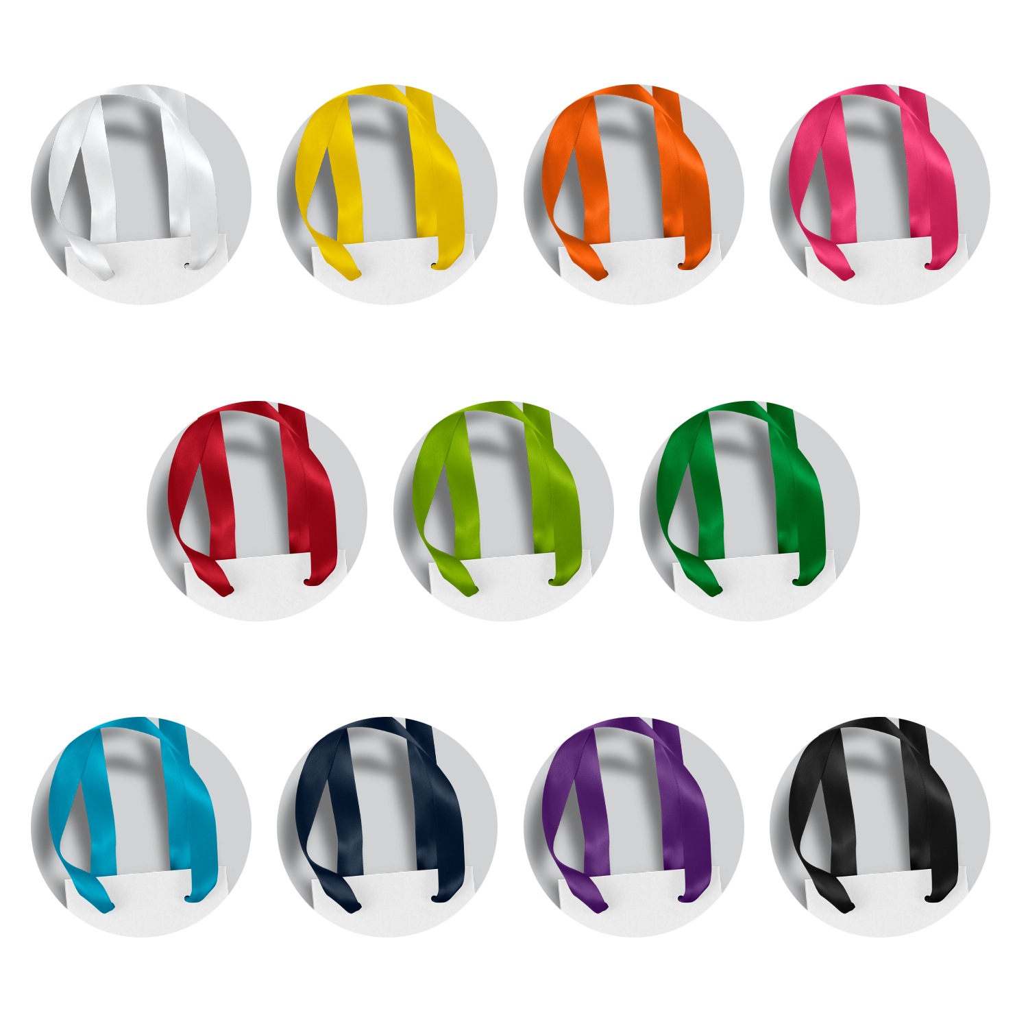 Wine Ribbon Handle Paper Bag - Full Colour