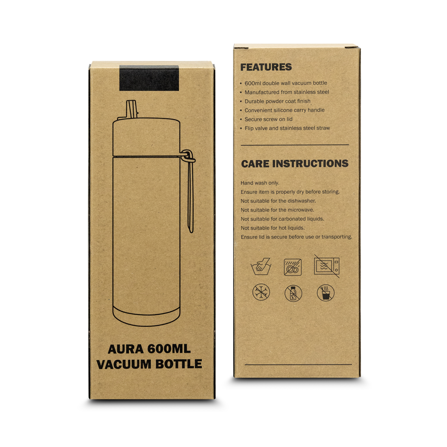 Aura Vacuum Bottle - 600ml