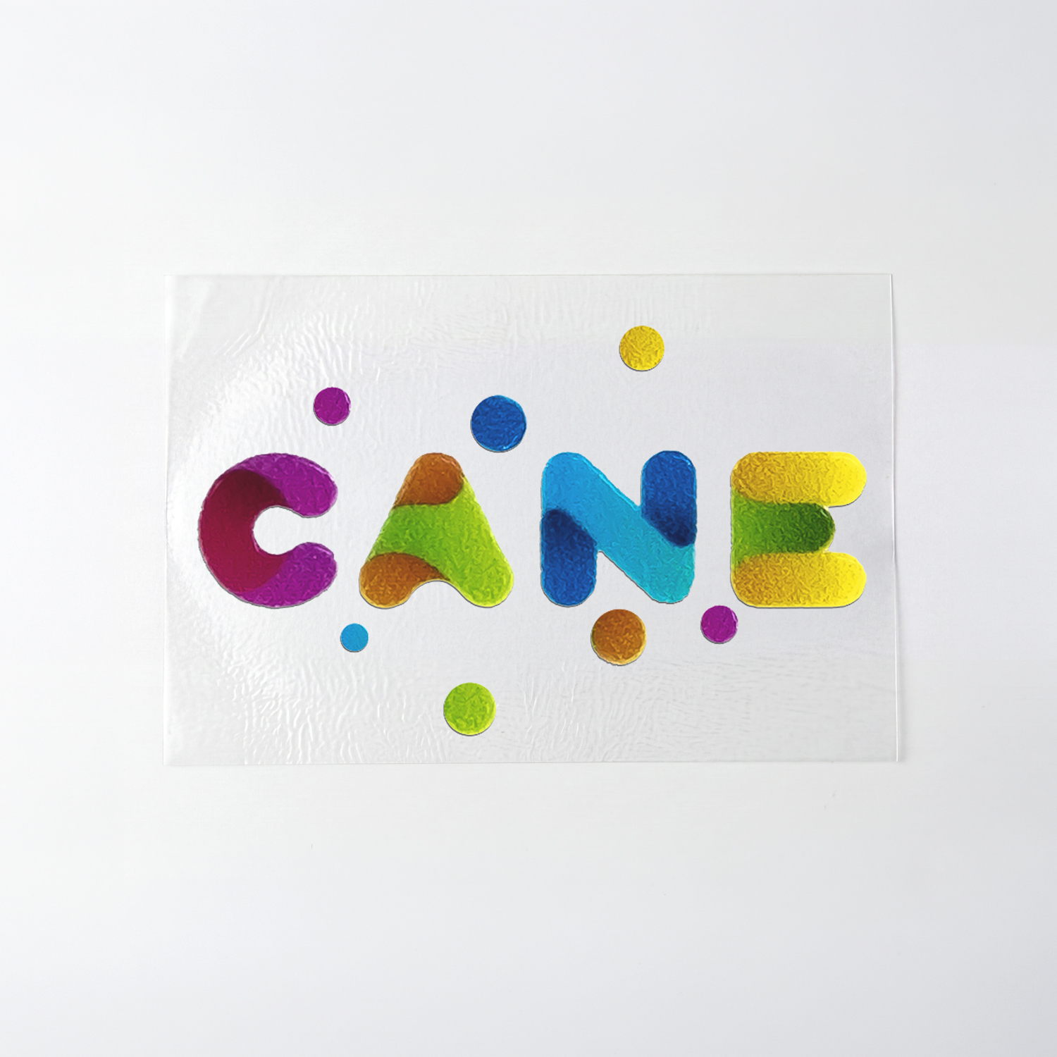 Prism Print - 78 x 48mm Sticker